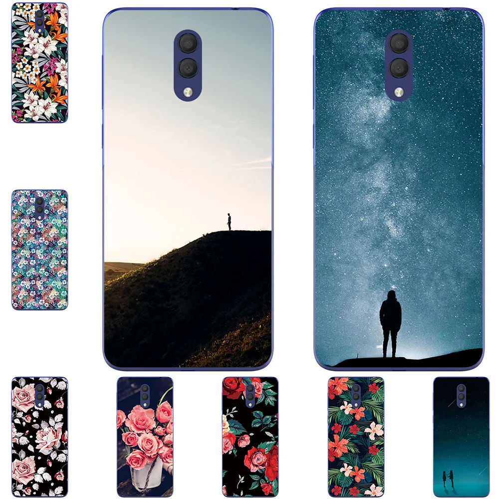 

Мягкий чехол из ТПУ для Alcatel 1X (2019), 5,5 дюйма, с мультяшным принтом