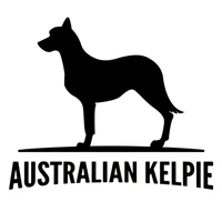 creative car sticker australia kelpie waterproof pvc decal car body decoration accessories sticker zww 2219 20cm 17cm