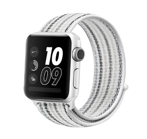 31 Ремешок для наручных часов Apple Watch 4 серии 3/2/1 38 мм 42 мм мягкий нейлон дышащий сменный ремешок Спортивные петли для наручных часов iwatch серии 4 40 мм 44 мм - Цвет ремешка: 31