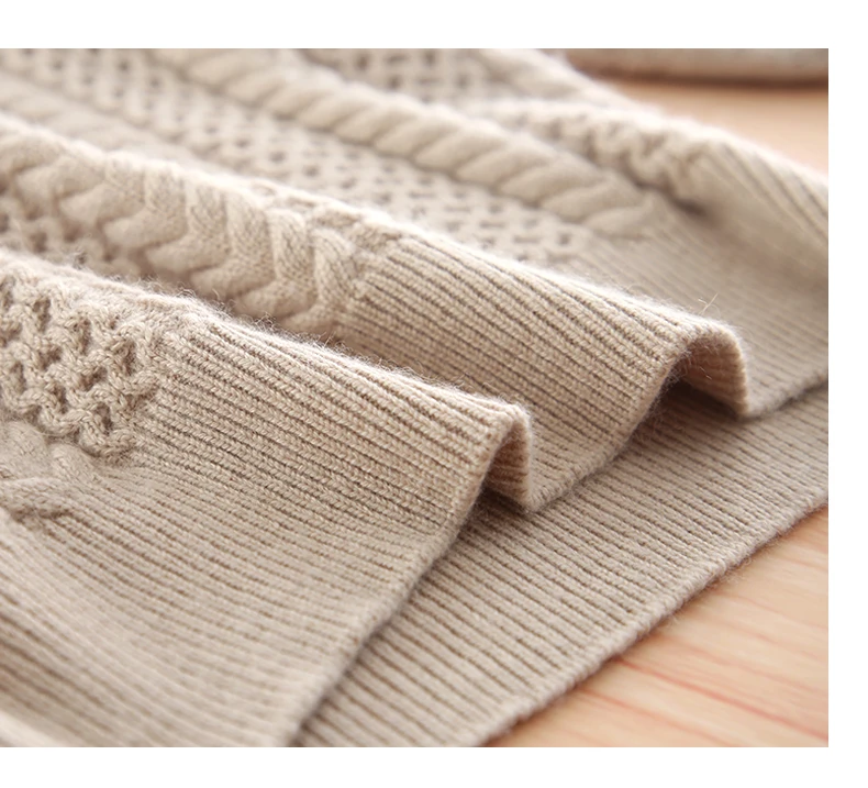 

Women's Thick Knitted Sweater Solid Color Female Pullover Long Sleeve Turtleneck Warm Knitted Sweater Knit Tops Casual Jumpers