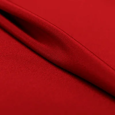 1 Шелк тутового шелкопряда креп ткань для летнего платья Cheongsam ширина 114 см одежда ткань для DIY шитья 90 чистый цвет горячая распродажа - Цвет: 1