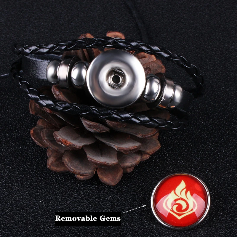 Аниме ювелирные изделия игра геншин удар косплей реквизит элемент светящиеся