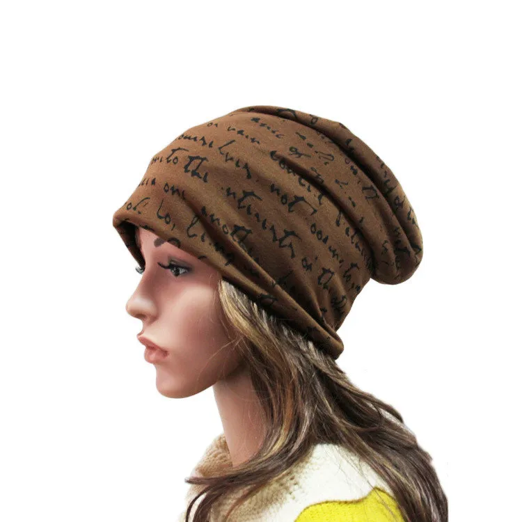 Зимняя шапка унисекс с буквенным принтом для мужчин и женщин теплая ушками