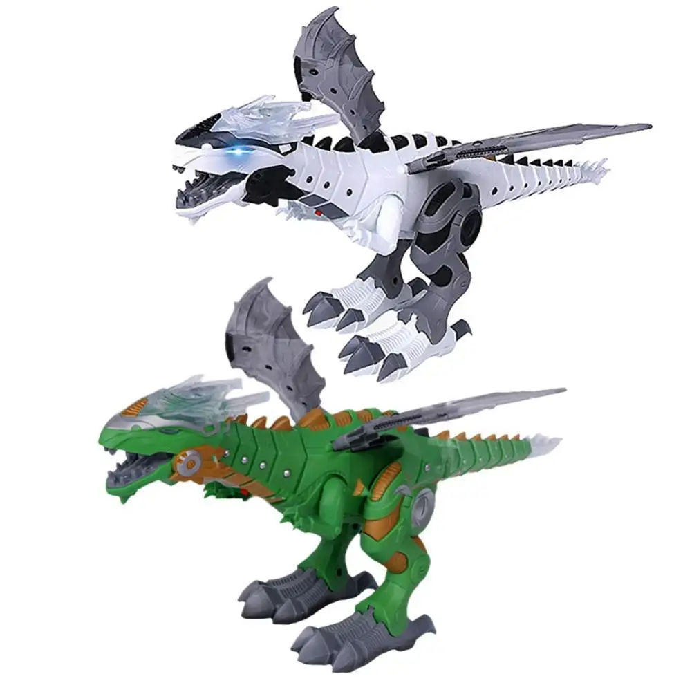 

New Electric Dinosaur Toys For Kids Toys White Spray Electric Dinosaur Mechanical Pterosaurs Dinosaur Toy for Children Gift