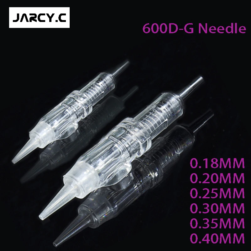 

100pcs 600D-G Agulhas 1RL 3RL Easy Click Permanent Makeup Needles 5RL 5F for Tattoo Cartridge Needles Rotary Swiss Machine Pen