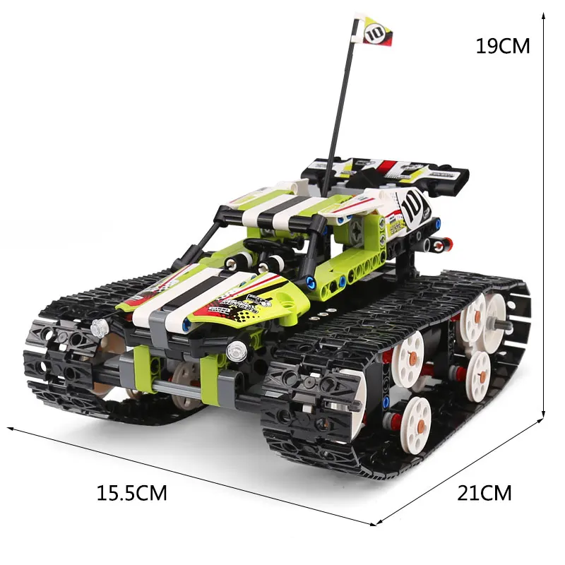 13023 410 шт. technic автомобиль с дистанционным управлением rc Гусеничный транспорт usb