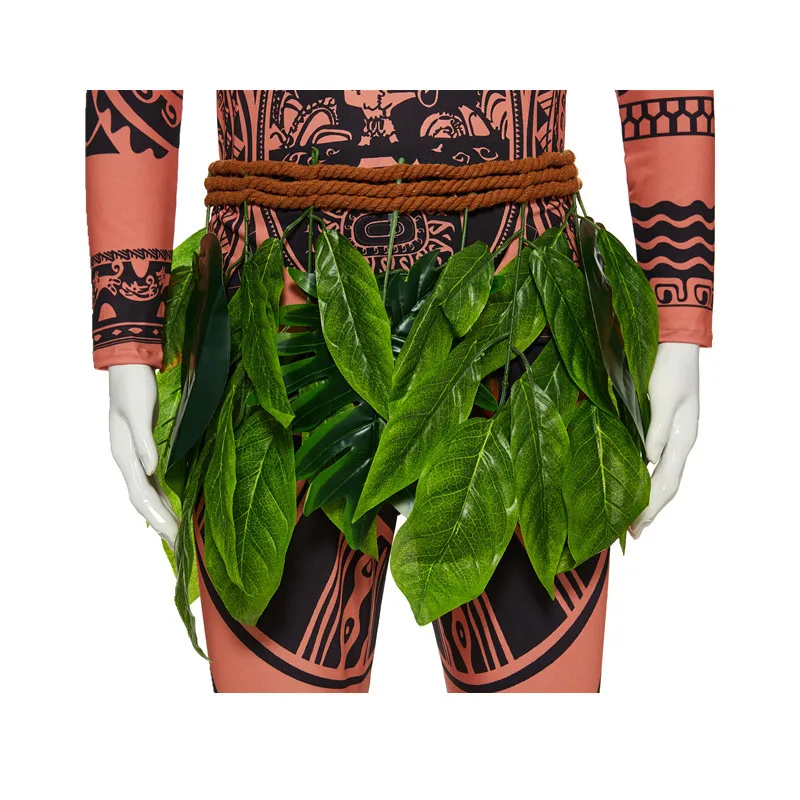 Косплей-костюмы аниме Моана для взрослых Maui топ с рисунком из татуировок мужской