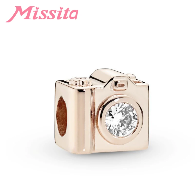 MISSITA 2019 Новая мода мини камера Бусины Подходит для бренда шармы браслет DIY