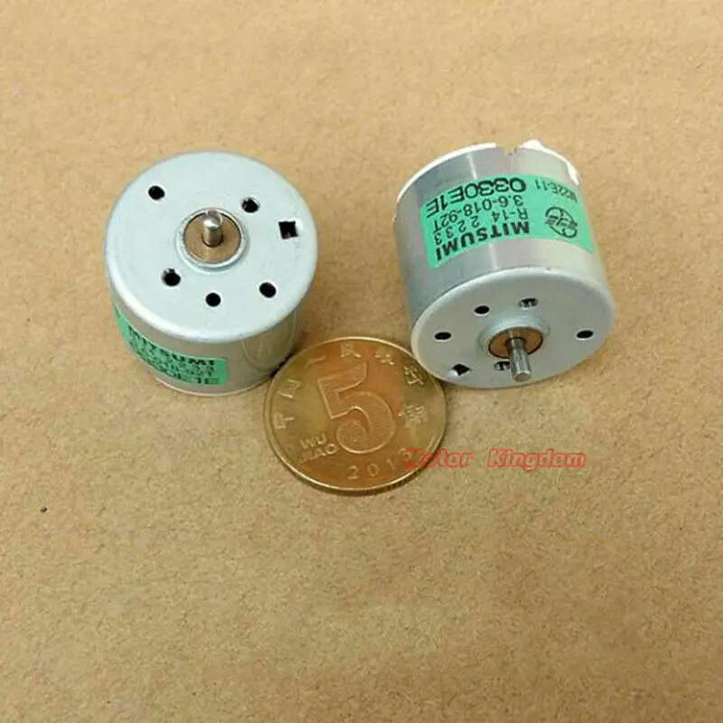 Микро 22 мм MITSUMI M22E 13 DC 3V 6V 9500RPM высокоскоростной 6 полюсный ротор большой крутящий