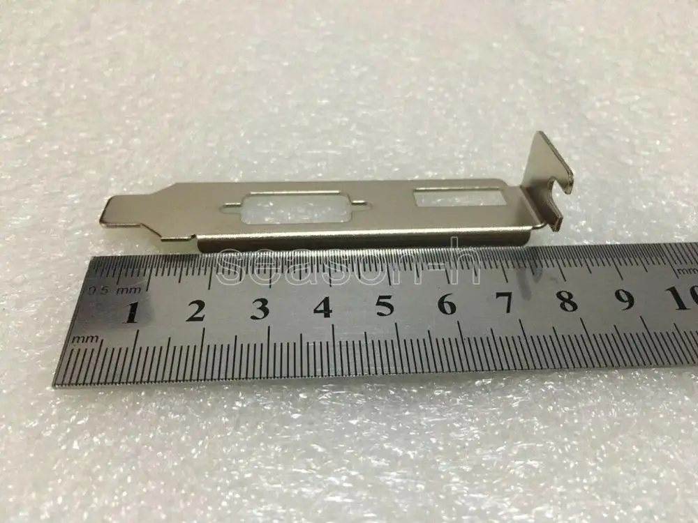 Стандартный низкопрофильный кронштейн VGA + HDMI для видеографики nVIDIA AMD ATI с двумя