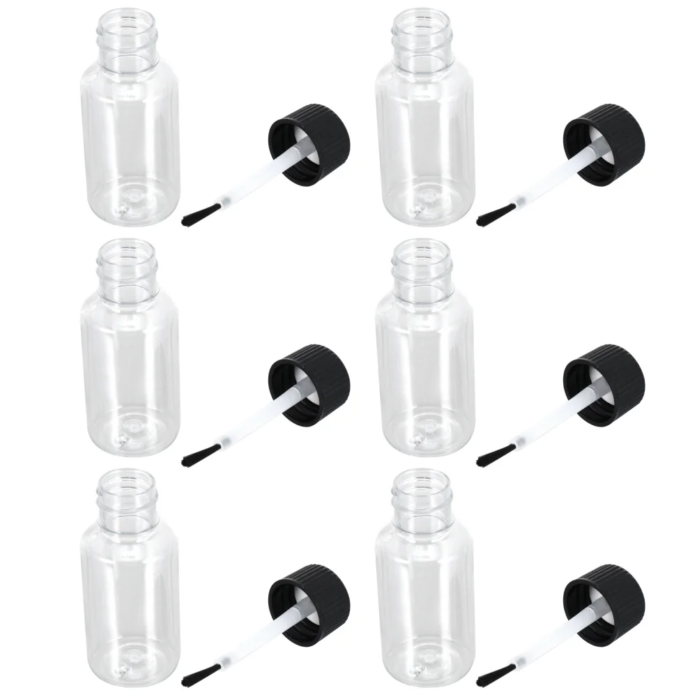 

6pcs 20ml Nail Polish Dispensers Bottle Empty Refillable Nail Polish Bottles