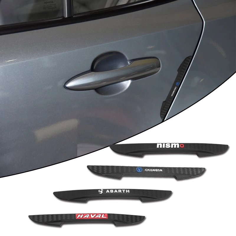 

4pcs Brand New Black Rubber Anti-collision Car Door Stickers for Ford Explorer 5 Focus 2 3 Ranger Mk3 Mk4 Mk1 Car Accessories