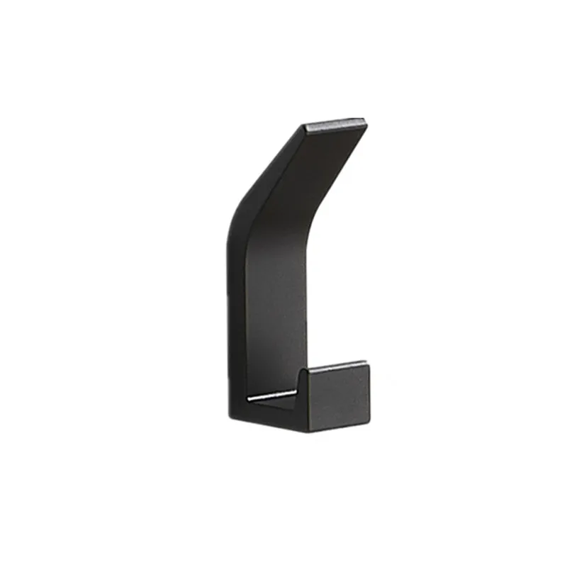 Двойной крючок черный белый для полотенец одежды ванной комнаты спальни халата