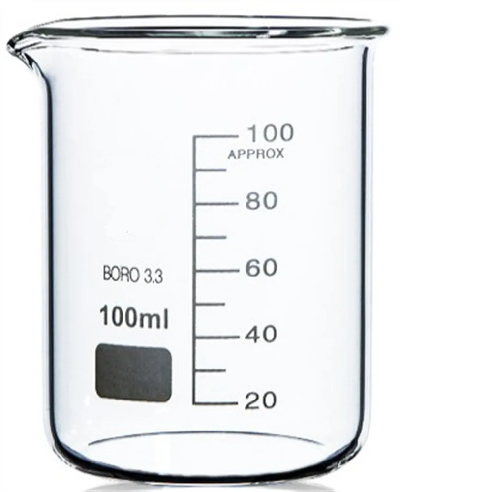 

100mL Glass Beaker Low Form New Chemical Lab Glassware