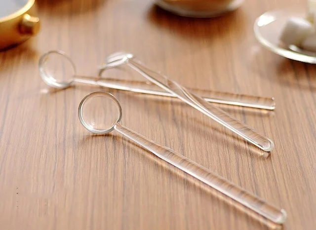 

Glass Tea Spoon 12 pcs plain color 463933811
