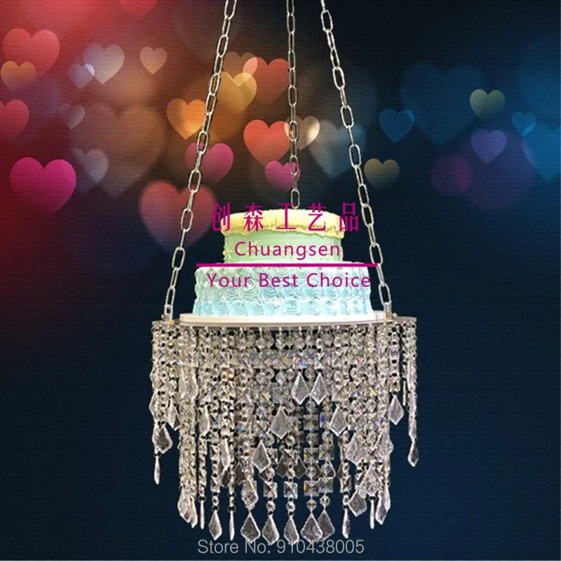 Розничная продажа акриловые стойки для торта деко стеклянная хрустальная люстра