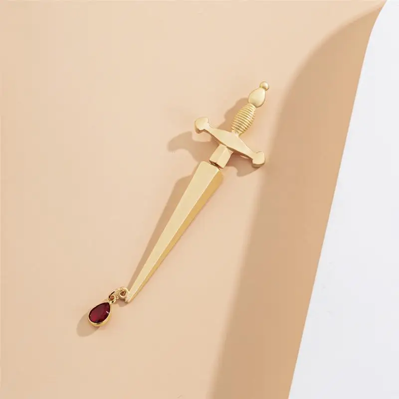 1 шт винтовых крутой меч серьги женские панковские обручи модные ювелирные