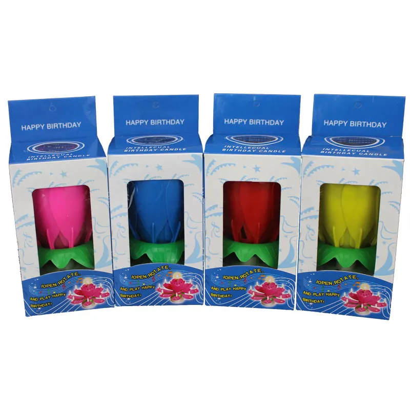 Модные праздничные музыкальные свечи для торта на день рождения декоративные в