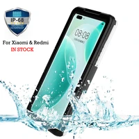 ip68 waterproof case for xiaomi mi 11 ultra mi11 note 10 lite redmi note 8 pro 7 9 k40 k30 case full protection shockproof cover