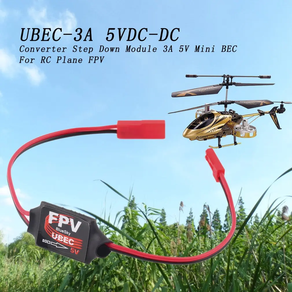 Высокое качество Портативный DC-DC конвертер понижающий модуль 3A 5V Мини BEC для RC