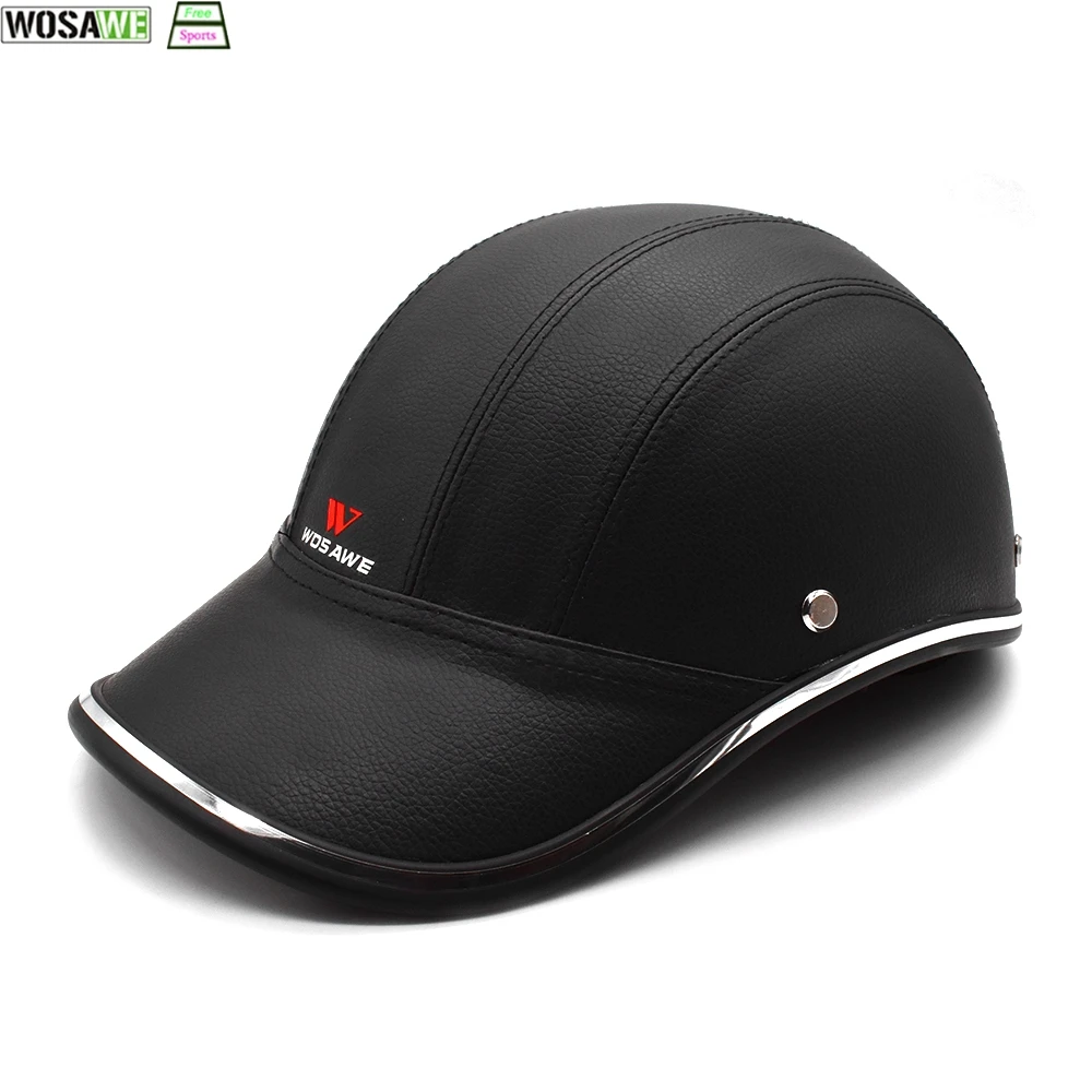 WOSAWE защитный шлем из искусственной кожи Бейсбол Кепки Велоспорт электрический