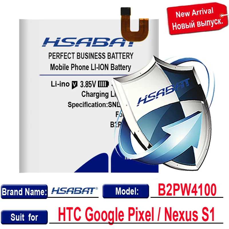 HSABAT 4650mAh B2PW4100 аккумулятор для htc Google Pixel/Nexus S1
