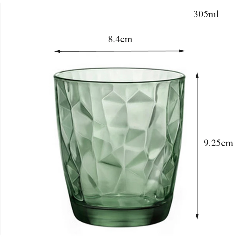 4pcs 305ml Термостойкие бессвинцовые Хрустальные чашки Красочный стеклянный Кубок виски пивной бокал es винный Кубок креативный бар отель свадебные Питьевая Посуда - Цвет: 4pcs 305ml