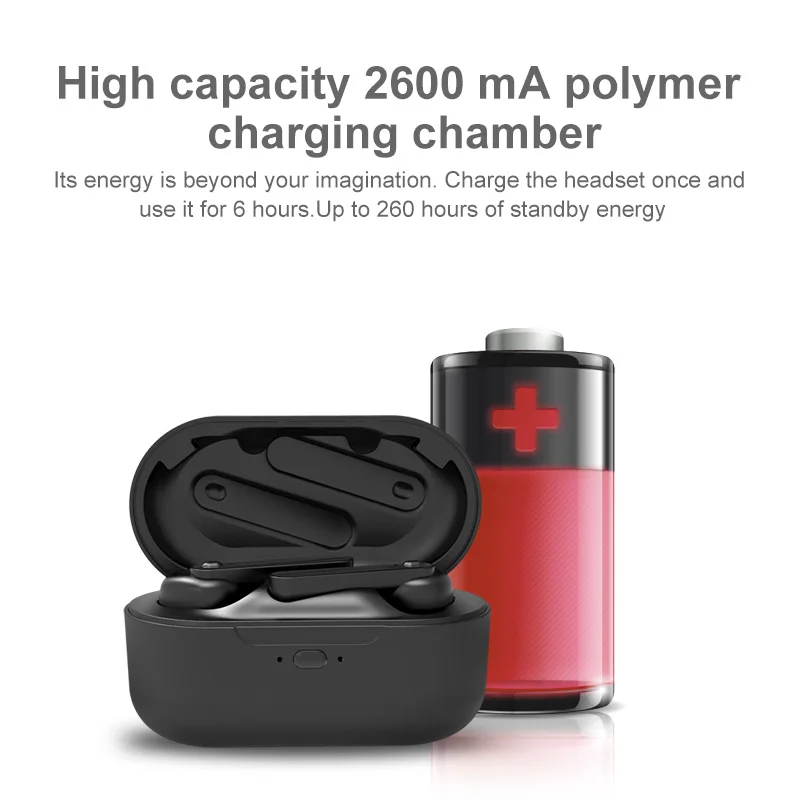 OTTWN Горячее предложение новый стиль TWS 5 0 Bluetooth наушники Спорт Водонепроницаемый