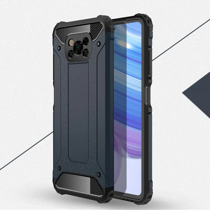 

Армированный чехол для Xiaomi Poco X3, чехол Poco F2 Pro M2 X2 Pocophone F1 Redmi K30 Ultra 8 9, чехол-бампер для телефона Poco X3 NFC