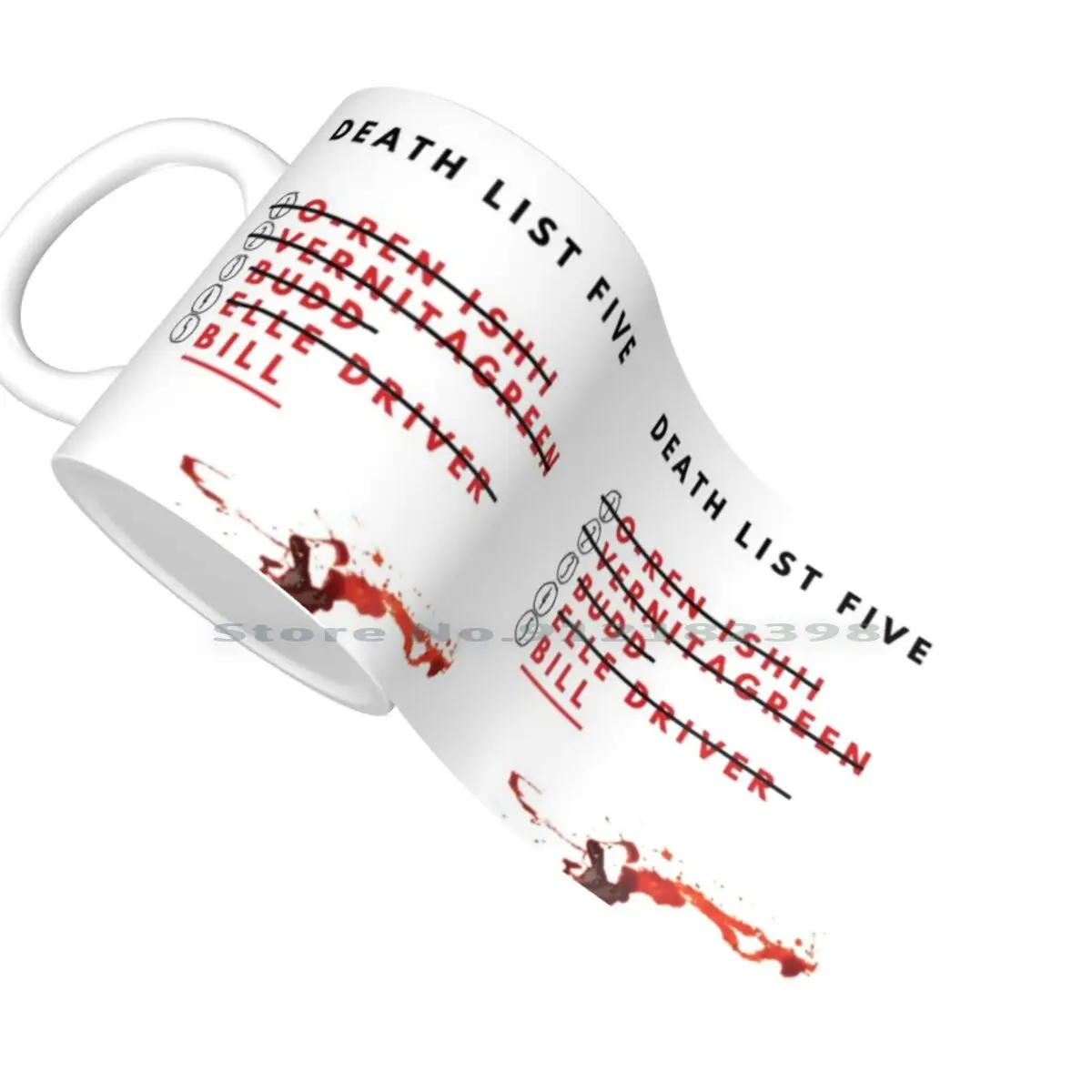Убить Билла-список смерти керамические кружки кофейные чашки кружка для молока и