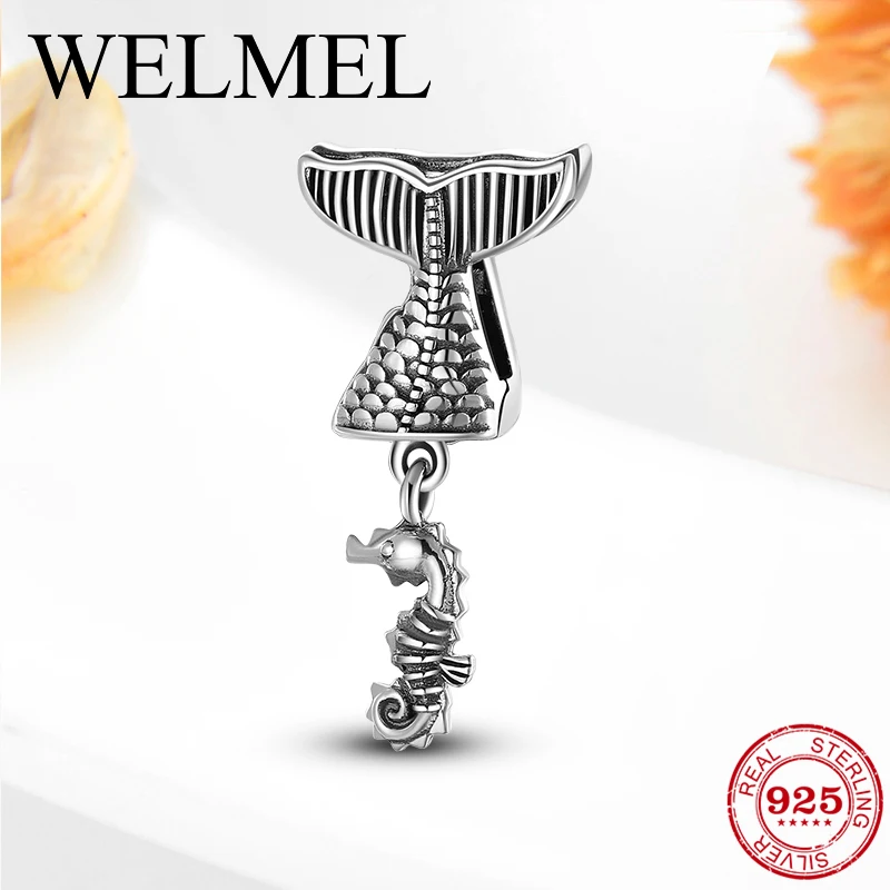 Женский серебряный зажим в виде рыбьего хвоста ювелирные изделия подходят для