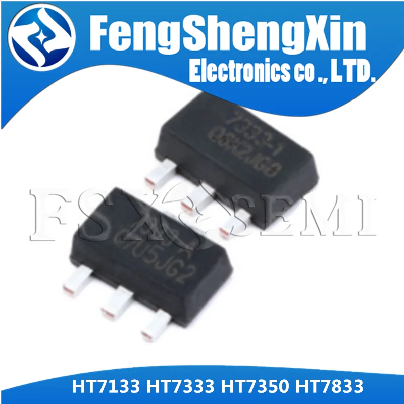 10 шт. HT7133 HT7333 HT7350 HT7833 SOT-89 низкое энергопотребление LDO | Электронные компоненты и