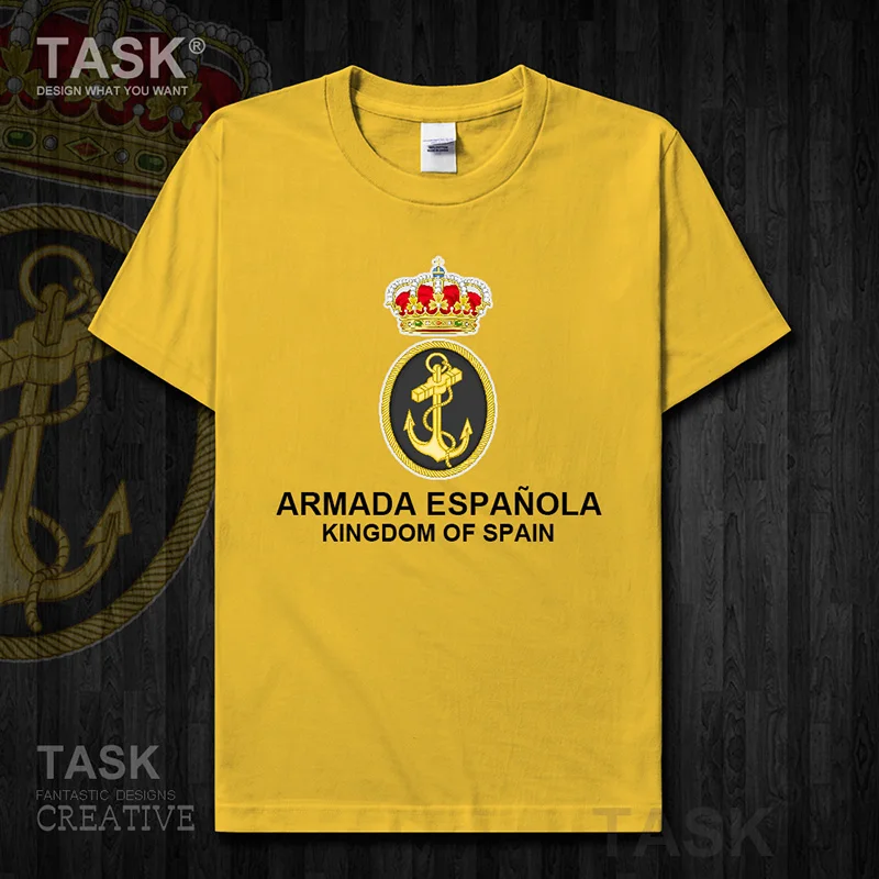 Футболка мужская летняя с коротким рукавом и надписью Kingdom of Spain Espana ESP