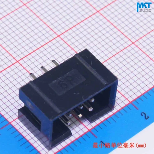 100 шт. прямые контакты 2 54 мм Шаг DC3 штекер IDC разъем ISP JTAG Header покрыт с вырезом ключа