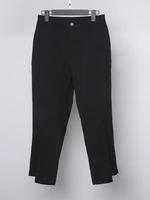 mens casual pants straight pants pencil pants spring and autumn new slim design sense irregular clipping splicing suit pants