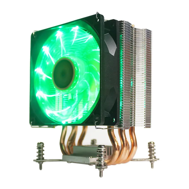 3/4PIN RGB светодиодный Процессор кулер 4 Heatpipe 12V 9 см охлаждения радиатора для LGA 775 1150