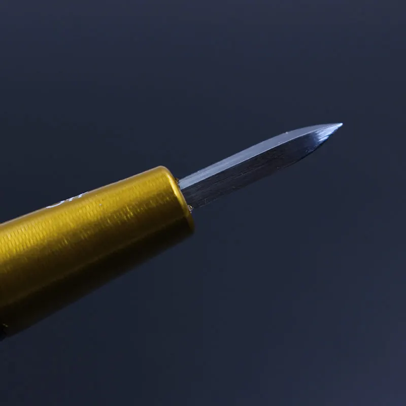 1 шт. высокого качества с рисунком ромба Шило кожа деревянная ручка Awl инструмент