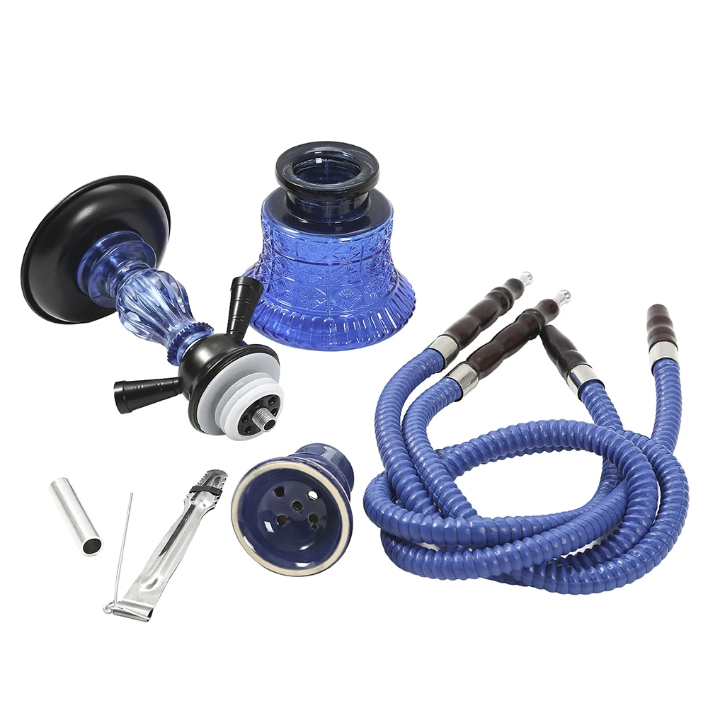 Набор для кальяна горячая Распродажа портативный с двойным шлангом кальян Chicha