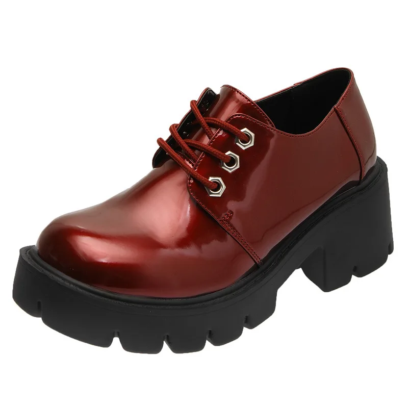 

Summer Shoes Ladies British Style Casual Female Sneakers All-Match Dress Flats Women Oxfords Round Toe Modis Slip-on Clogs Platf