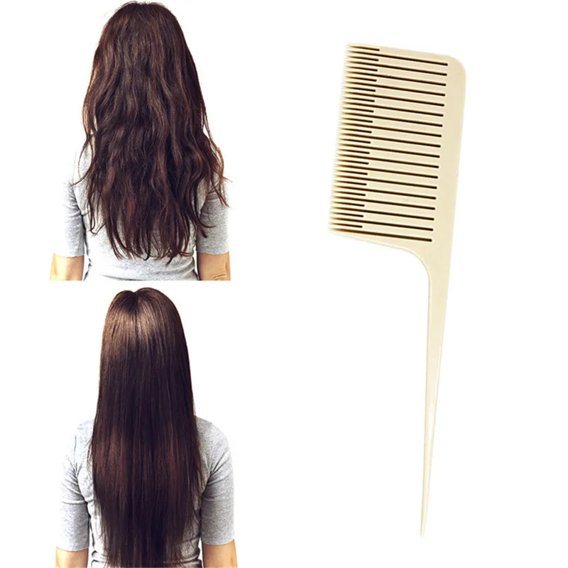 

Large Wide Tooth Combs Of Hook Handle Detangling Reduce Hair Loss Comb Pro Hairdress Salon Dyeing Styling Brush Tools