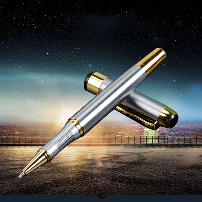 

Metal Ballpoint Pen Business Office Medium Nib Ball Pens For Writing Student School Stationery Gifts