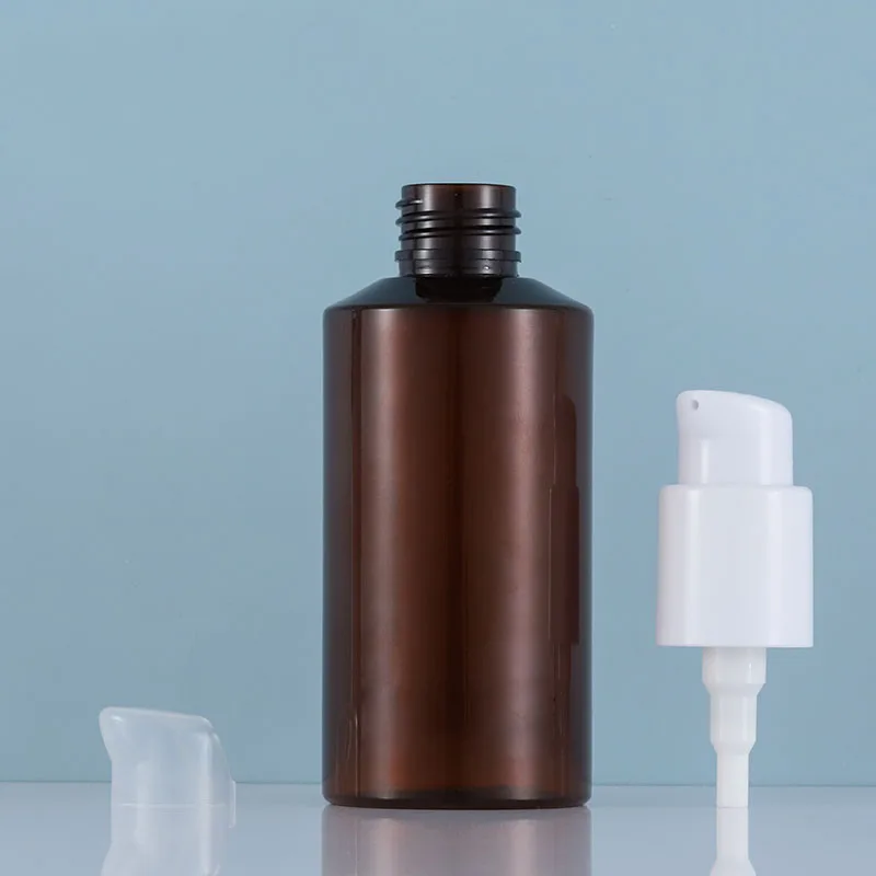 100ml GREEN/BROWN/CLEAR PET BOTTLE for lotion/emulsion/foundation/shampoo/serum/skin care plastic bottle press pump | Красота и