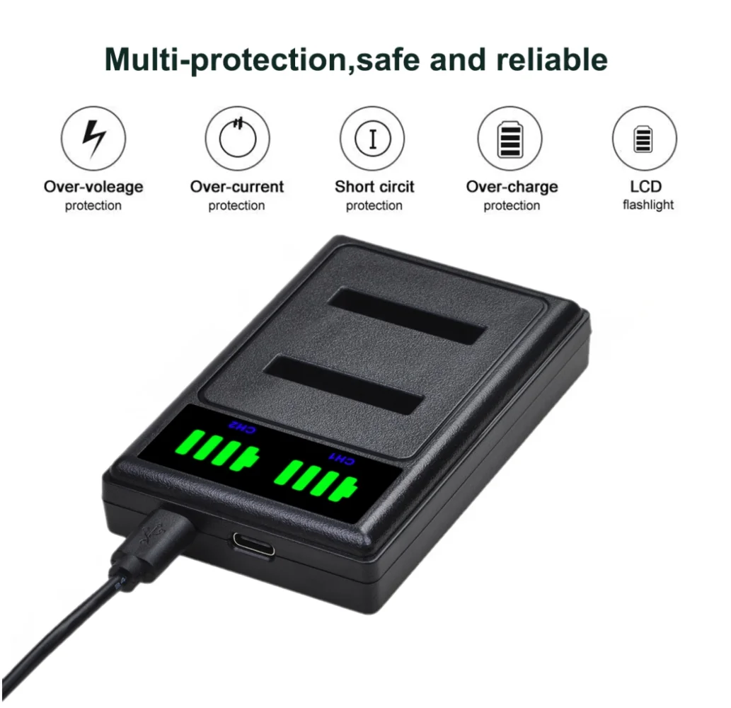 Li-40B Li-42B EN-EL10 батарея + литий 40B зарядное устройство для Olympus Li 42B Nikon EN EL10 FinePix XP70 XP60