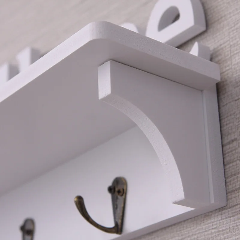 Новый креативный деревянный настенный крючок для одежды шляпы пальто ключей