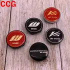 4 шт. 56 мм или 60 мм VS эмблема рабочего логотипа автомобиля, колпачок центральной ступицы колеса, обод, бейдж, замена, пыленепроницаемый декоративный чехол, автомобильная наклейка