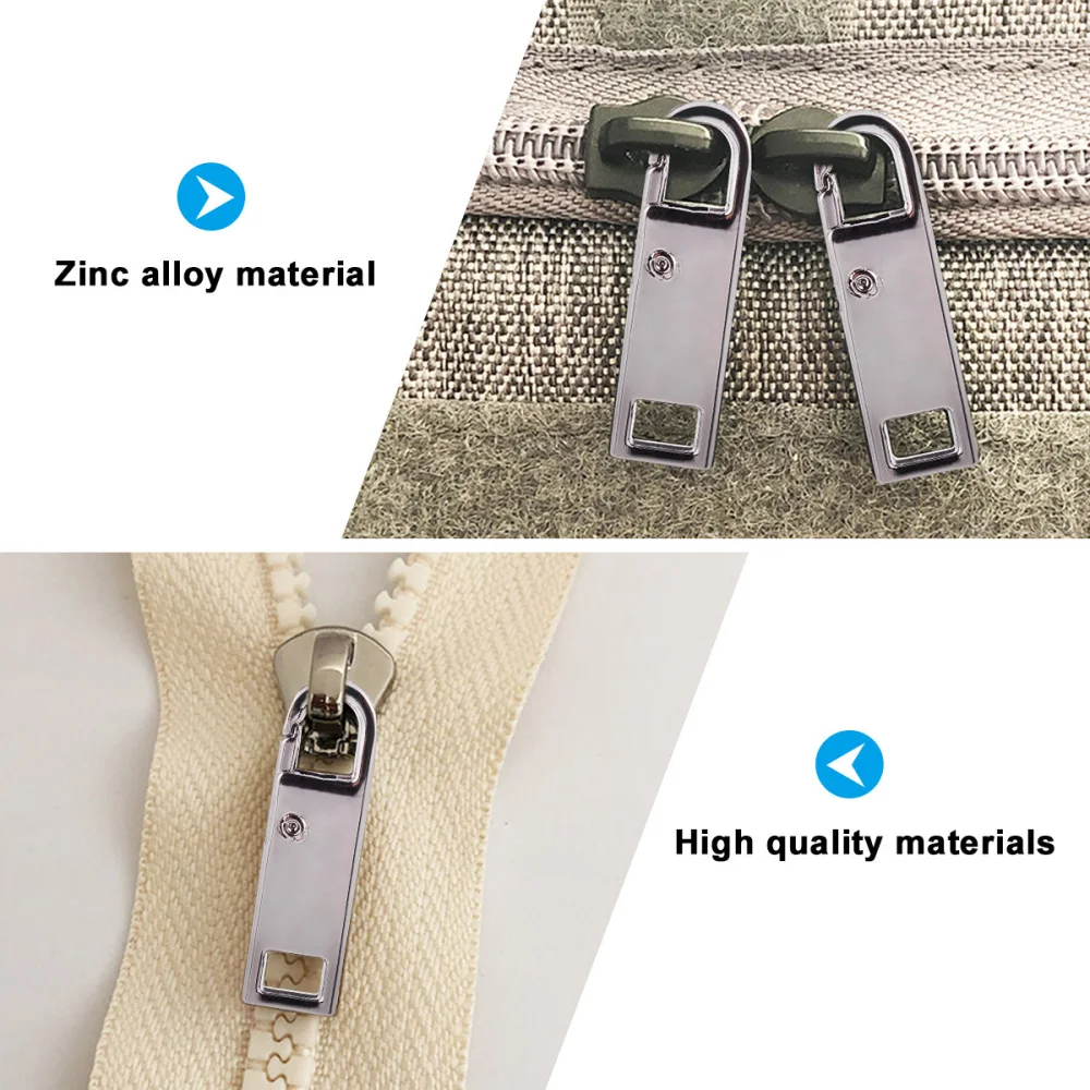 

5pcs Detachable Zipper Tab DIY Luggage Backpack Clothing Accessories