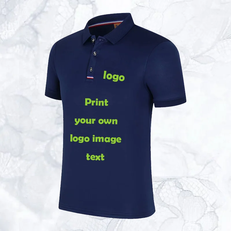 Мужские и мужские быстросохнущие рубашки поло с индивидуальным/напечатанным