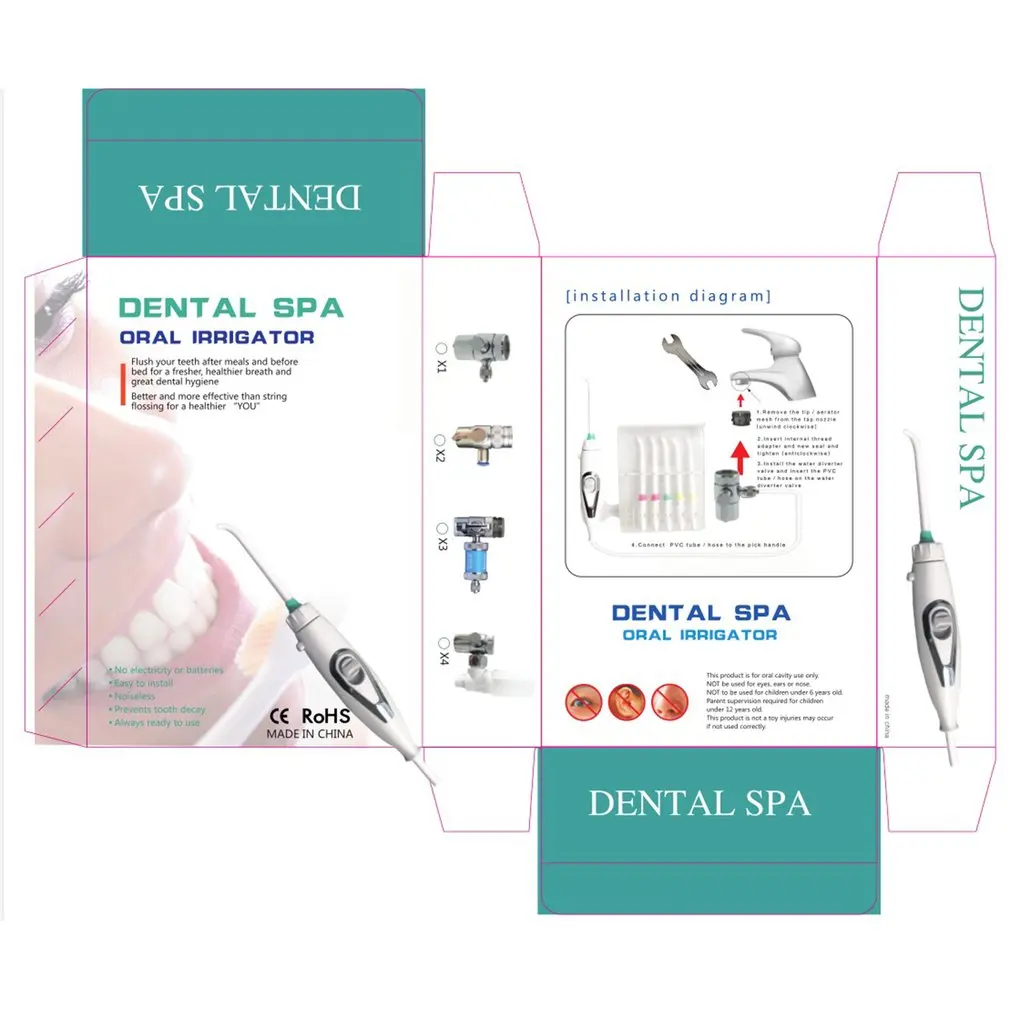 Портативный ирригатор для полости рта гигиенический Флоссер зубная струя воды