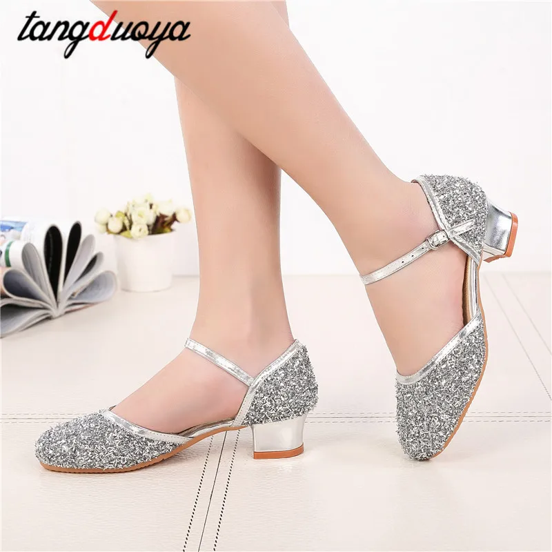 2020 на высоком каблуке Латинская танцевальная обувь женская 3 5 см мягкая подошва