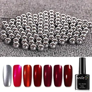 100pcs Nail Polish Mixing Ball Steel Tool For Glitter Art Corrosion- Resistant Steel Nail Polish Mix in USA (United States)
